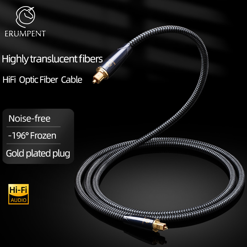 HiFi Digital Audio Fiber Optical Cable SPDIF Coaxial Cable for