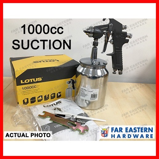 ♠ LOTUS Air Pneumatic Paint Spray Gun Suction Type Gravity Type Paint