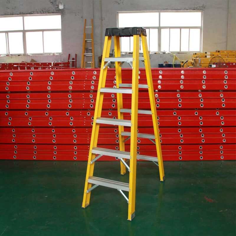 En131 ANSI 3-9 Steps Industrial Platform A Type Adjustable Extension ...