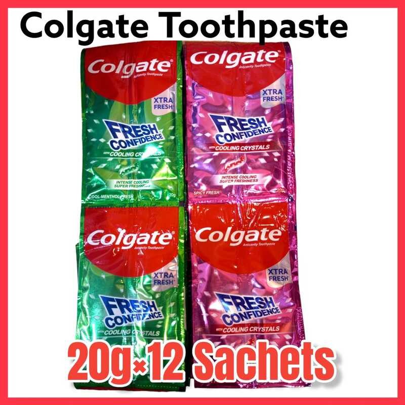 Colgate Extra Fresh Toothpaste 20G×12Sachets BY MHERS | Shopee Philippines