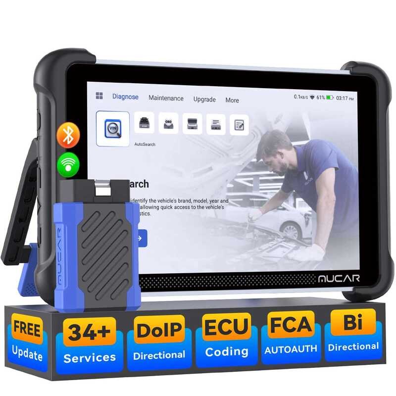 A A MUCAR 892Bt AI Fuction Full System Car Diagnostic Tool Bi ...