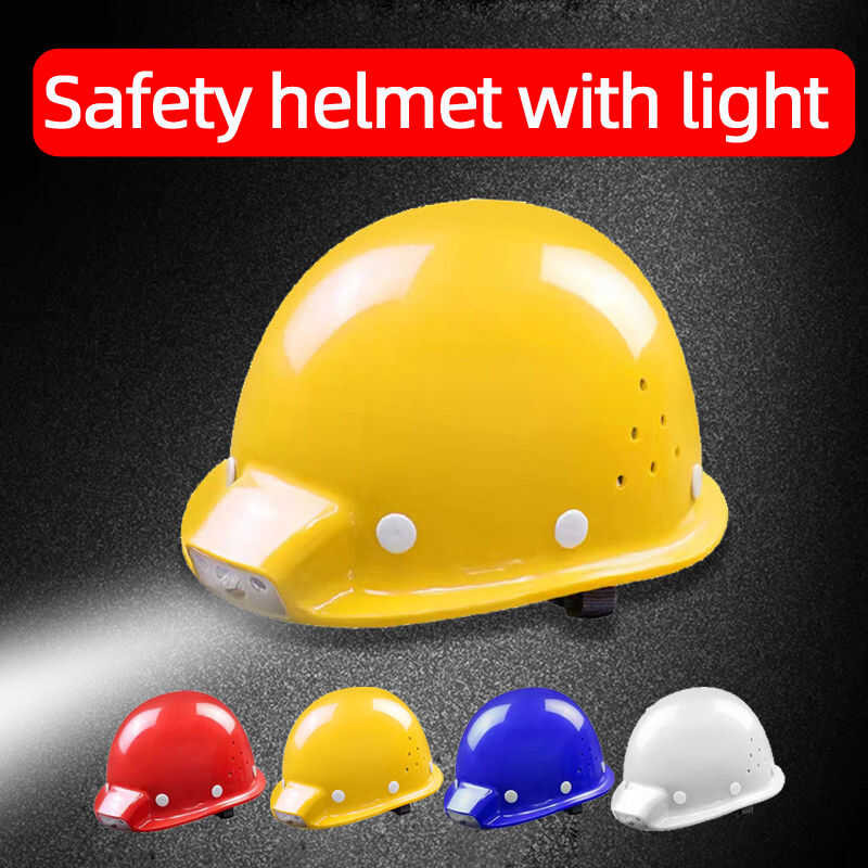 Safety Helmet With Light Safety Hat With Lamp Men For Construction ...