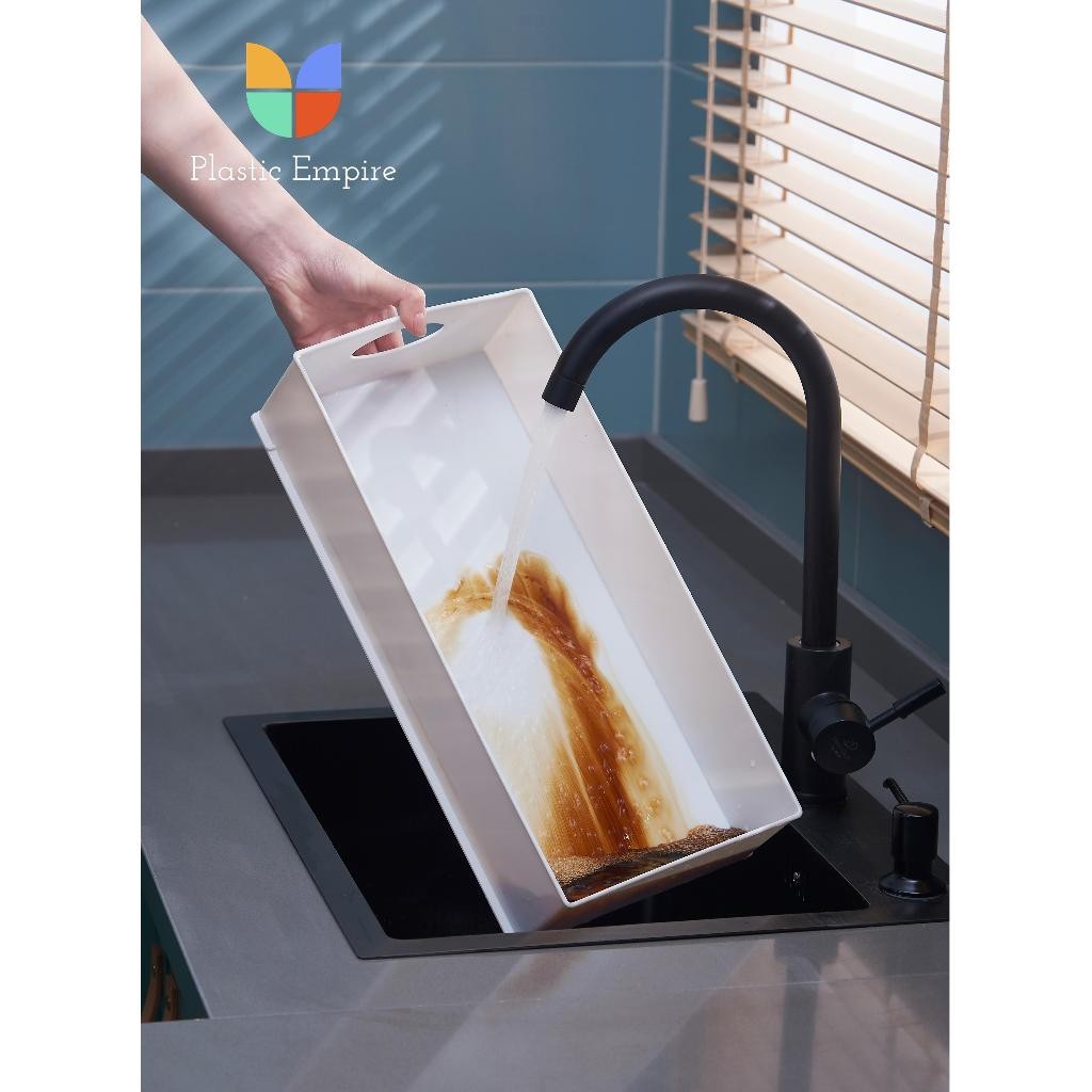 2 Layer Storage Rack Cabinet Organizer Sliding Drawer Cup Holder For ...