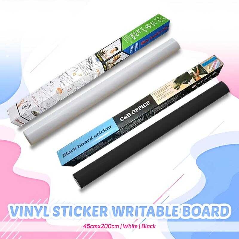 Sticker Blackboard || Whiteboard Removable Vinyl (45*200Cm) | Shopee ...