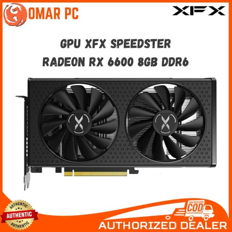 XFX GPU SPEEDSTER RADEON RX 6600 8Gb Ddr6 Graphics Card (Preloved ...