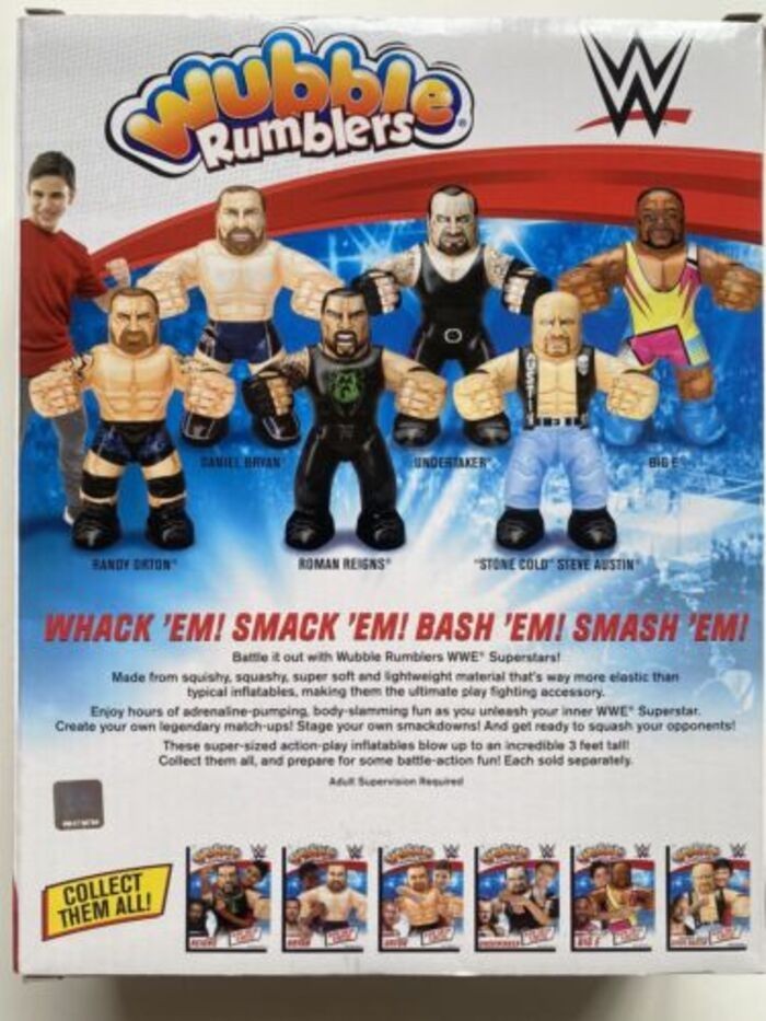 9D Wubble Rumblers WWE Randy Orton Wrestling Iatable Figure Blow 'Em Up ...