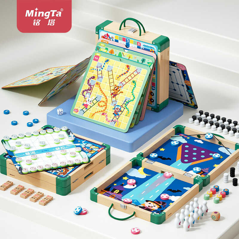 Cf Mingta Children's Flying FiveInARow Multi In One Puzzle Adventure