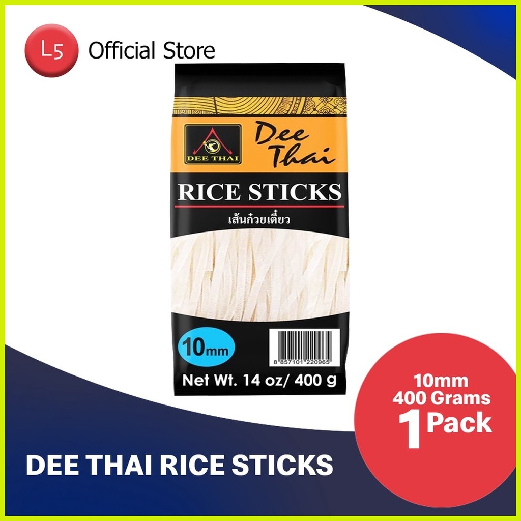 Dee Thai Rice Sticks Noodles for Pad Thai 10mm Shopee Philippines