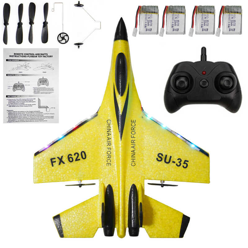 BBSONG ☆ Su35 Remote Control 2.4G RC Fighter Hobby Plane Glider