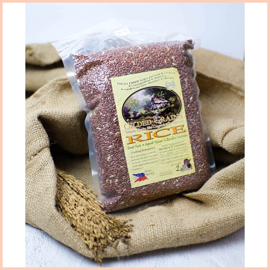 ∈ Organic Red Rice Nueva Ecija 2kg | Shopee Philippines