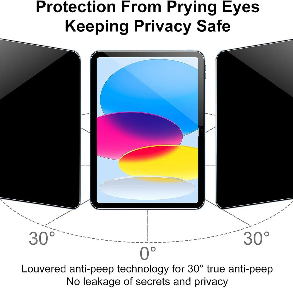 PRIVACY GLASS TABLET SAMSUNG TAB A9 8.7 A9 PLUS S7 S8 S9 S10 FE 11 S11 ...
