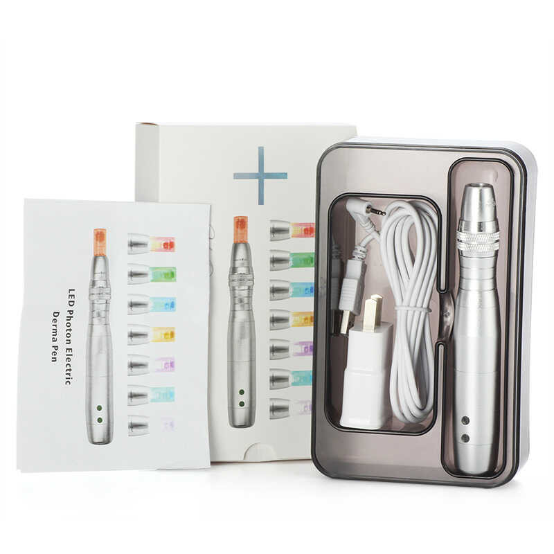 Colorful LED Photon Electric Micro Needle Beauty Nano Chip Painless ...