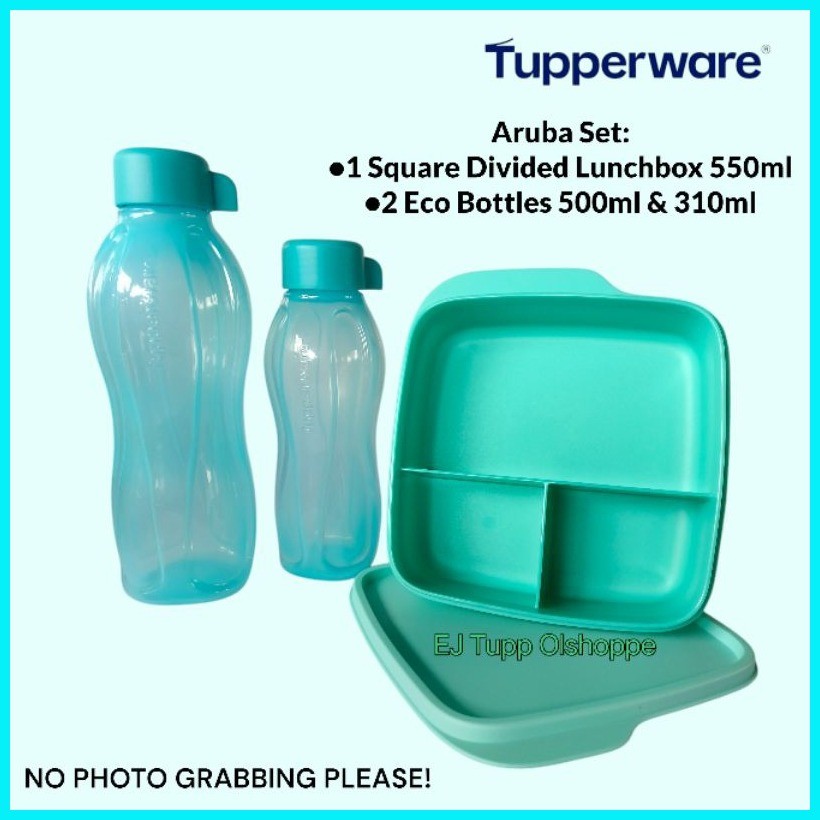 Tupperware Bundle Set( Lunchbox & Eco Bottles) | Shopee Philippines