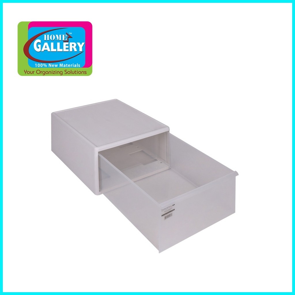 Home Gallery Plastic Single Drawer 47L | Multi-purpose Stackable ...