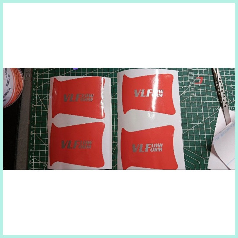 VLF SO2 Flow Form 4pcs. Wheel Vinyl Sticker | Shopee Philippines