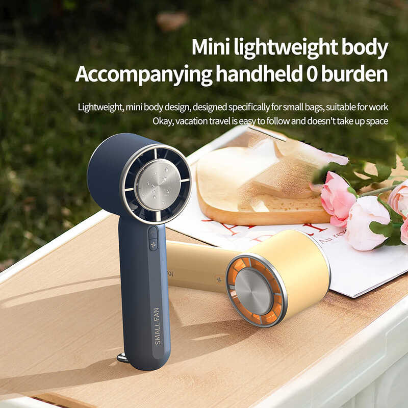 ☯ 2024 New Handheld Rechargeable Gamit Ang Flashlight Cooler Pocket Fan