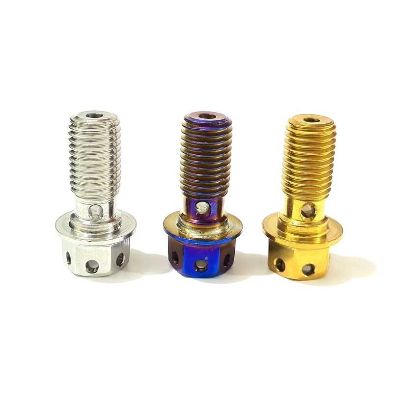 Caliper Motorcycle Banjo Bolt Universal Fit For Brake Line