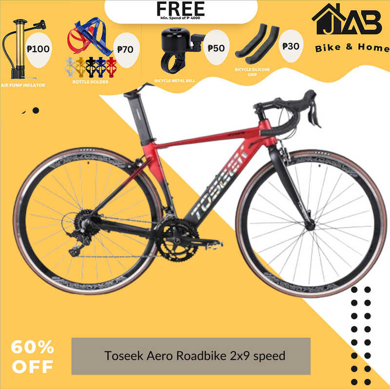 Jab.[High-End] . Toseek R-Type Aero Roadbike 2X9 Speed Sensah Ignite ...