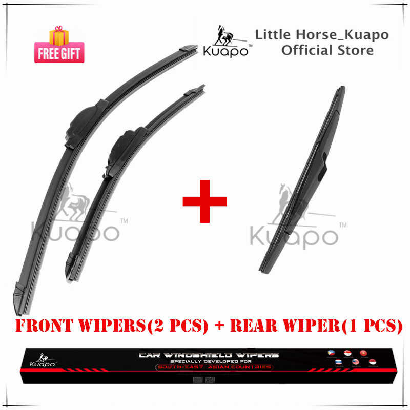 3Pcs) (Front+Rear Toyota Rav4 Wiper Blade Set For (Select Your Model