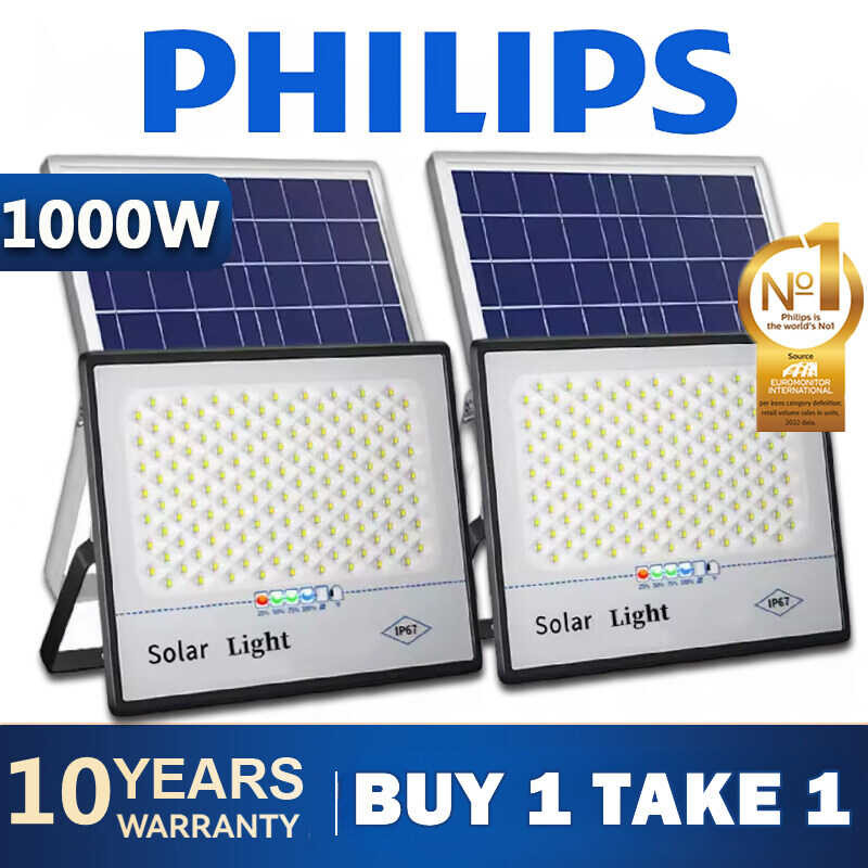 Solar 1000W Lights Led Outdoor Od Light Street Lamp Panel Set ...