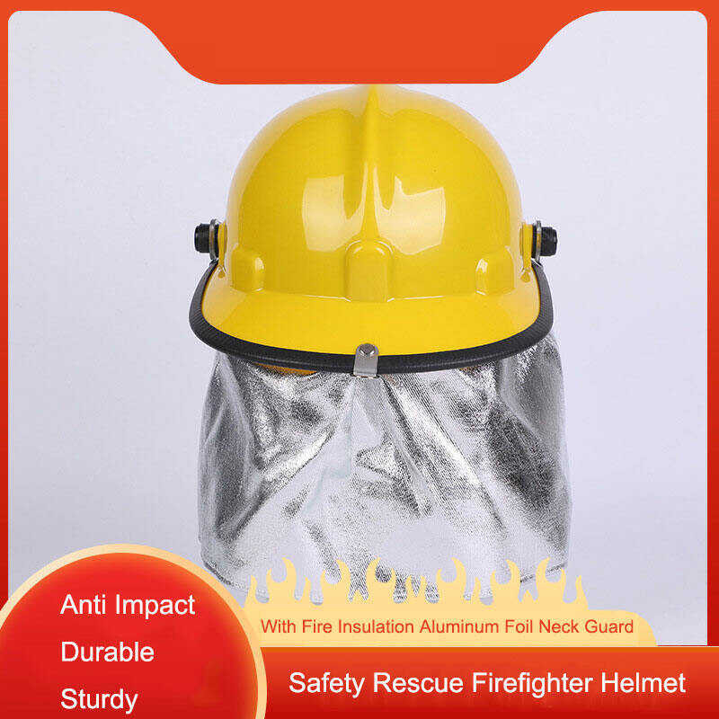 Proof Fire Fireman's Safety Helmet With Goggle Amice Electric Shock
