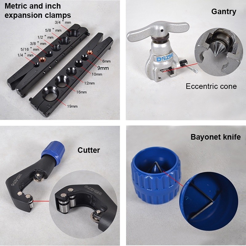 Eccentric Taper Flaring Tool Kit 1/4 