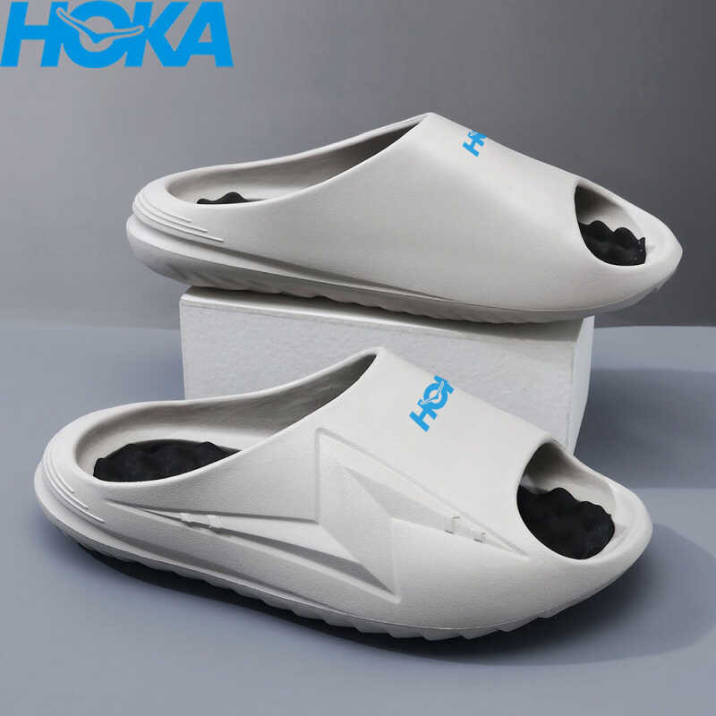 ONE HOKA ONE Men' Summer Outerwear Sport Simple Soft Thick Bottom Wear ...