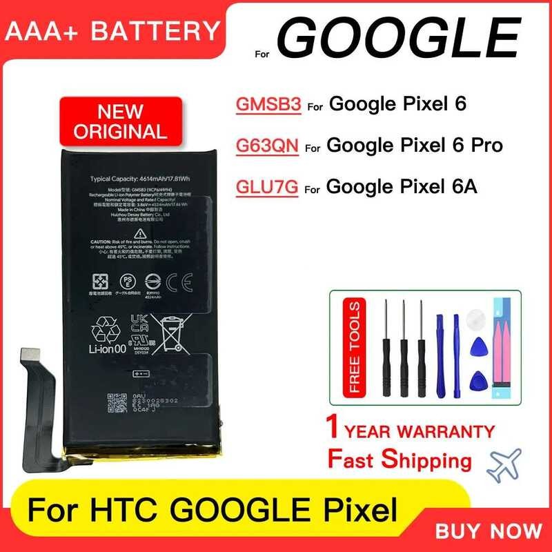 Batería De Repuesto GMSB3 Para Google Pixel 6, 3.7V, Con Herramientas De Instalación, Compatible Con GB7N6 Y G9S9B16