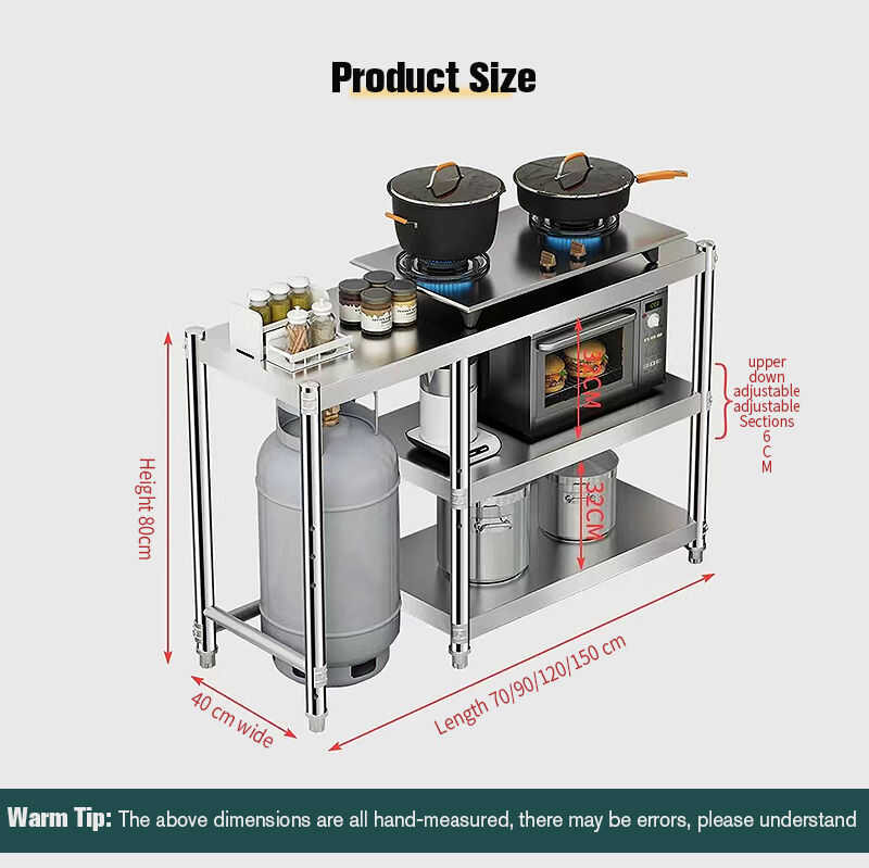Stainless Steelgas Stove Rack Heavy Duty Kitchen Rack Gas Rack Kitchen ...