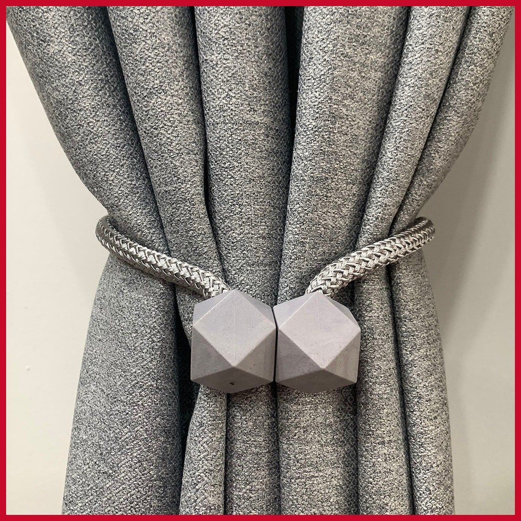 ∝ 1Pcs Curtain Tieback Multifaceted Ball Magnetic Curtains Buckle Tie ...