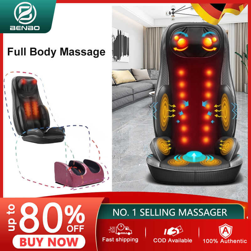 BENBO automatic massage chair Electric Pillow Neck Body for Back Pain ...