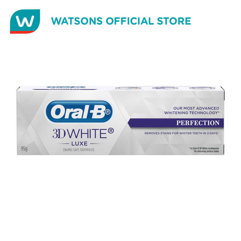 ORAL B 3D White Luxe Perfection Toothpaste 95G 4Af 4Ab | Shopee Philippines