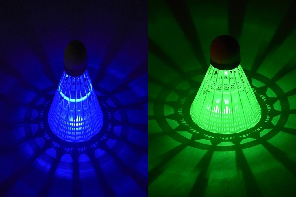 [AM] Durable Badminton Shuttle Longlasting Badminton Birdie Led