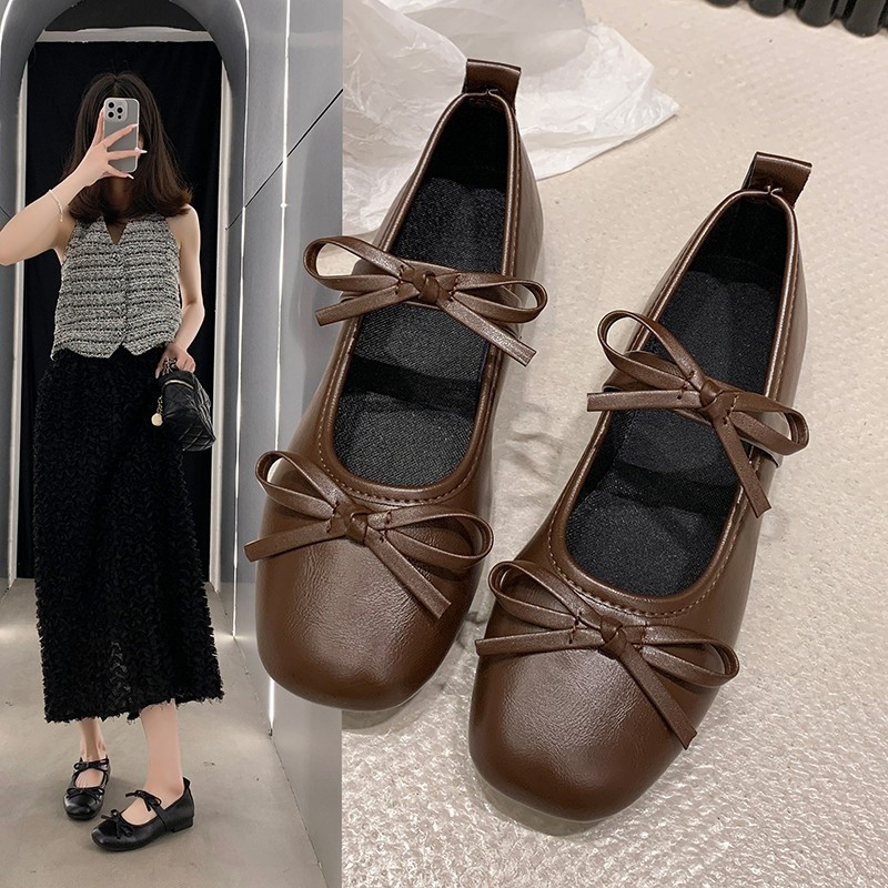 Atikota Women Fashion Retro Simple Outdoor One-line Buckle Student ...