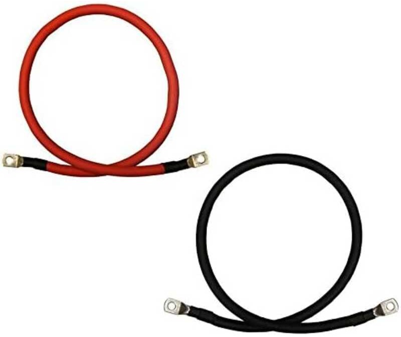 AWG Gauge 4 Red + Black Pure Copper Battery Inverter Cables Solar, RV