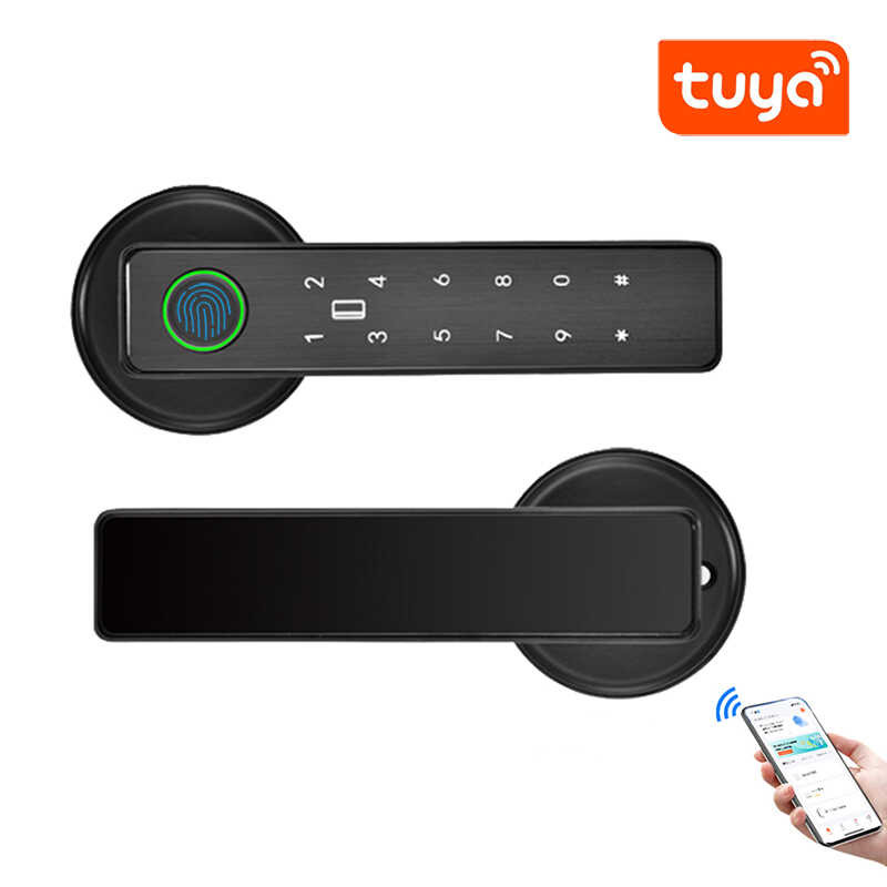 Tuya Smartlife APP Smart Fingerprint Password RFID IC Card Lock Dead