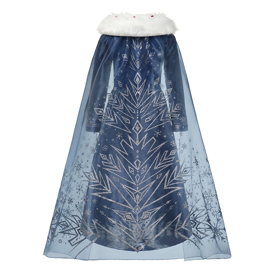 Frozen Snow Queen Elsa Costume For Winter Girls Elsa Cosplay Princess