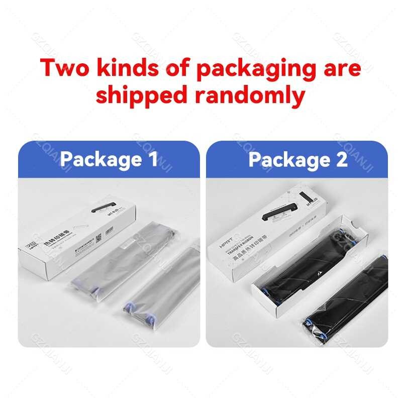 2 Ribbons ] HPRT Special Carbon Tape Transfer Ribbon For MT800 Portable ...