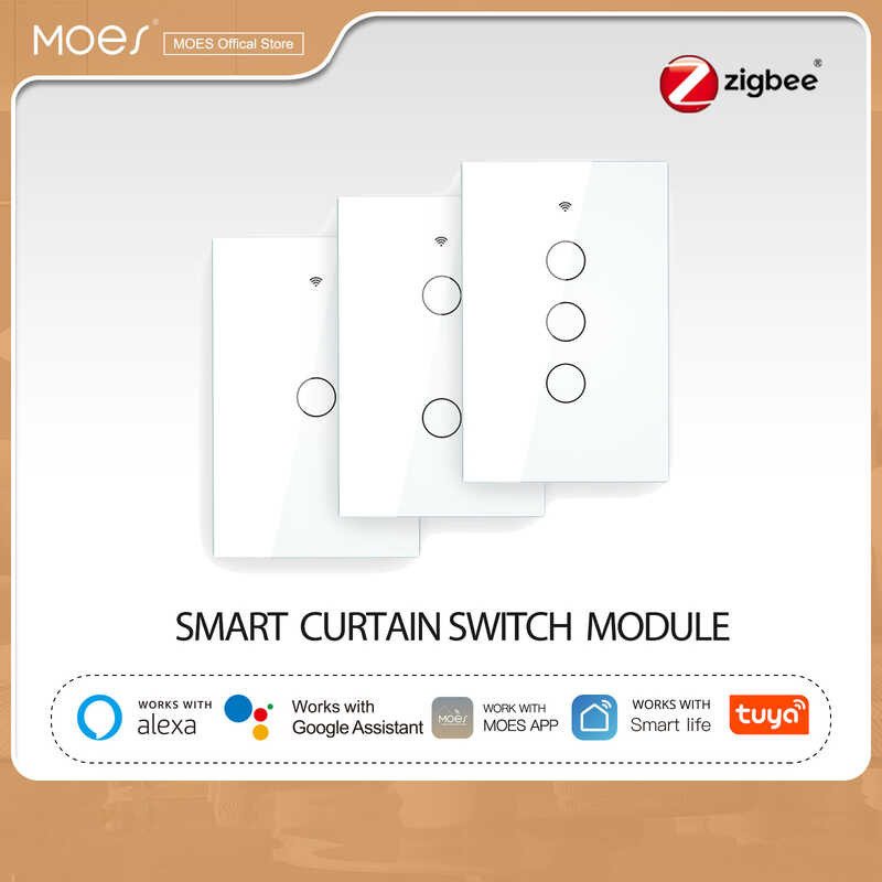 Wall Zigbee Touch Light Switch With Neutral/No Neutral,No Capacitor