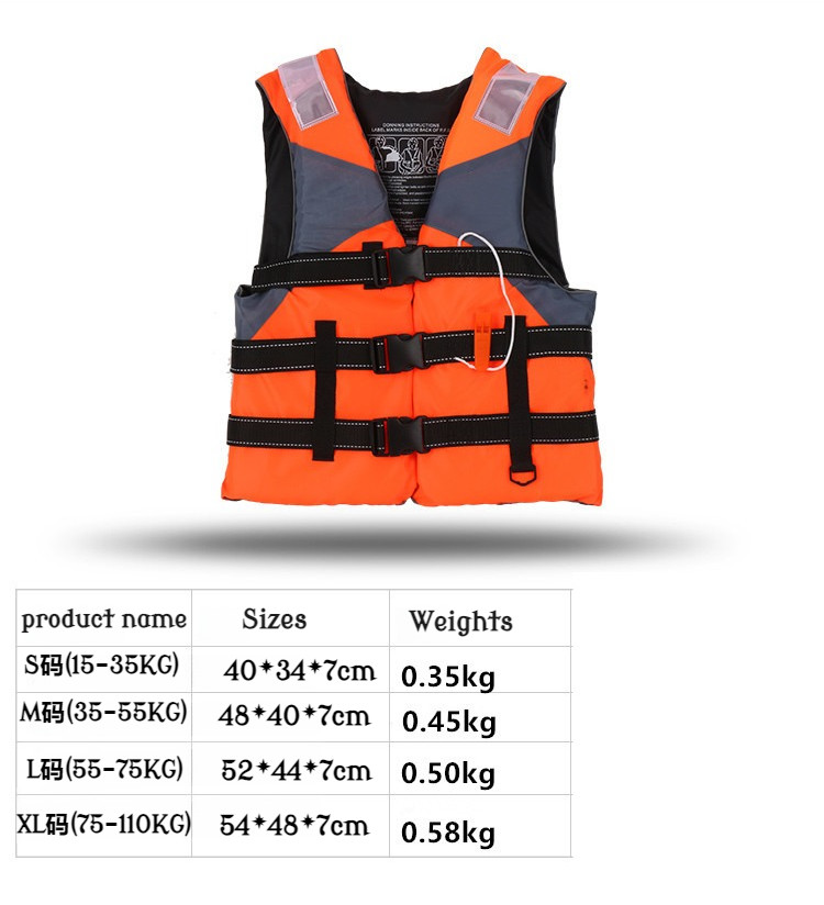 Life Jackets Big Buoyancy Vest Large Buoyant Boat Vest Vests Rescue