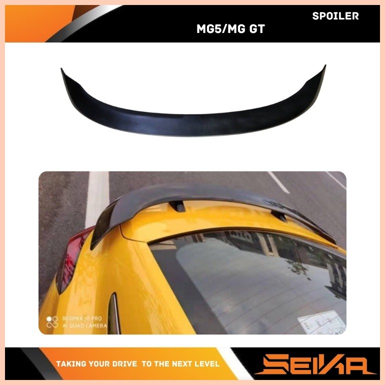 MG5/ MG GT Sedan Rear Wing Spoiler (Primer Black) Shopee Philippines