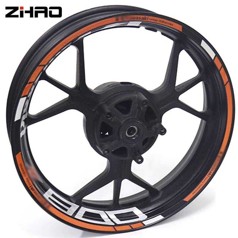 Kawasaki Z800 For Z 800 Motorcycle Reflective Wheel Rim Stripe Decal ...