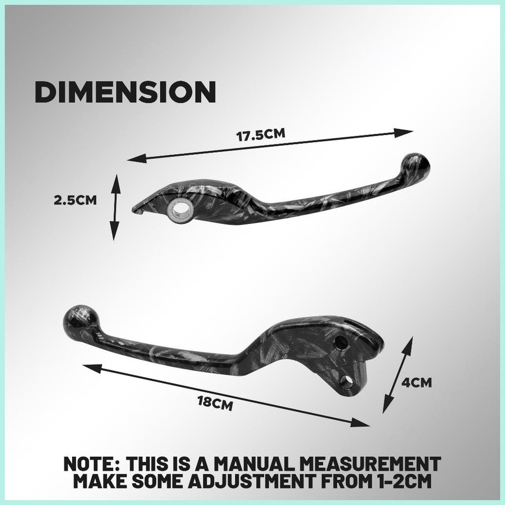 CLICK V2 CLICK V3 / CLICK 160 / BEAT FI COMBI BRAKE ALLOY BRAKE LEVER ...