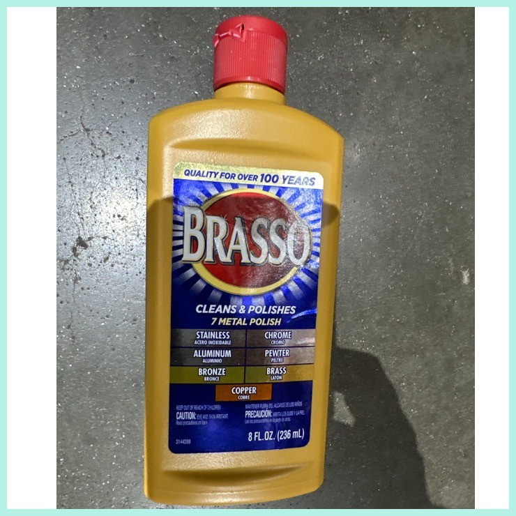 Brasso Cleans & Polishes 7 Metal Polish 236 ML {Made in USA} | Shopee ...