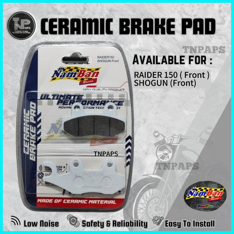 Namban Racing Break Pad For Raider 150 and Shogun ( Front & Rear ...