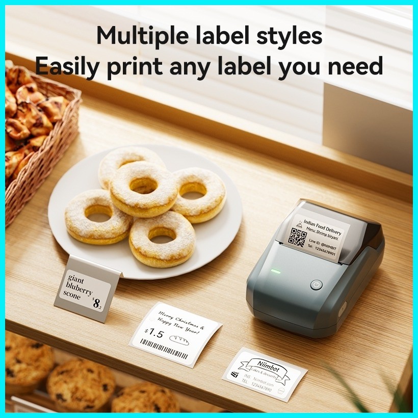 COD Niimbot B1 Label Printer Multifunctional Bluetooth Label Maker ...