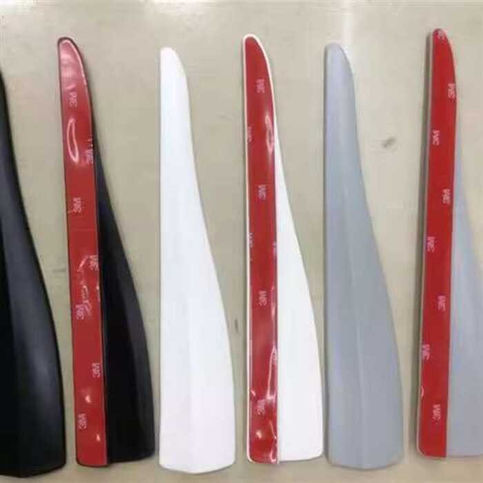 Lip Anti-Collision Bumper Soft Rubber Side Skirt Edge Front Splitter ...