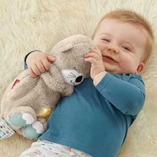 New Breath Baby Bear Soothes Otter Plush Child Soothing Music Sleep 