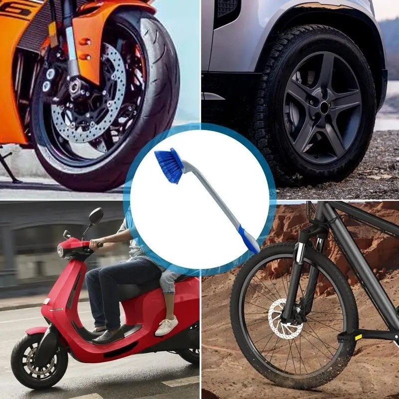 Car Cleaning Kit Wash Kit Deep Clean Tire Brush Car Tire Rim Brush Auto