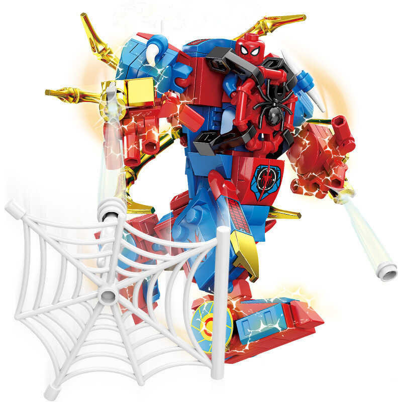 Spider Bagong Man Superhero Building Blocks Avengers Laruan Thanos ...